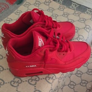 Nike Kids Air Max Bright Red Sneakers